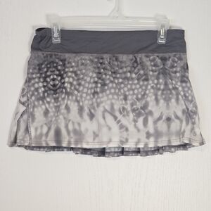 Lululemon Run Speed Skort Snowy Owl Gray